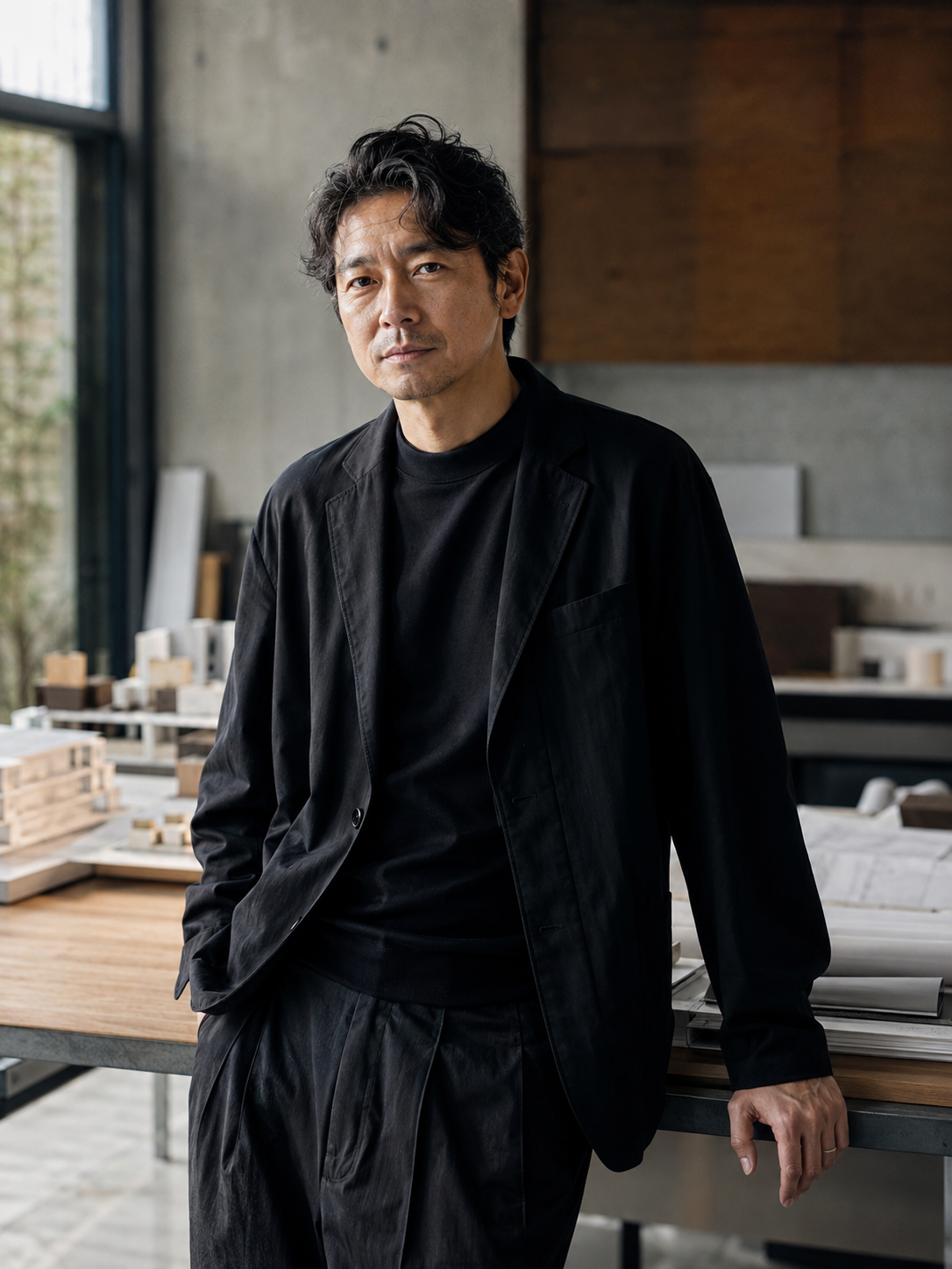 男性建築家のビジネスプロフィール撮影イメージ